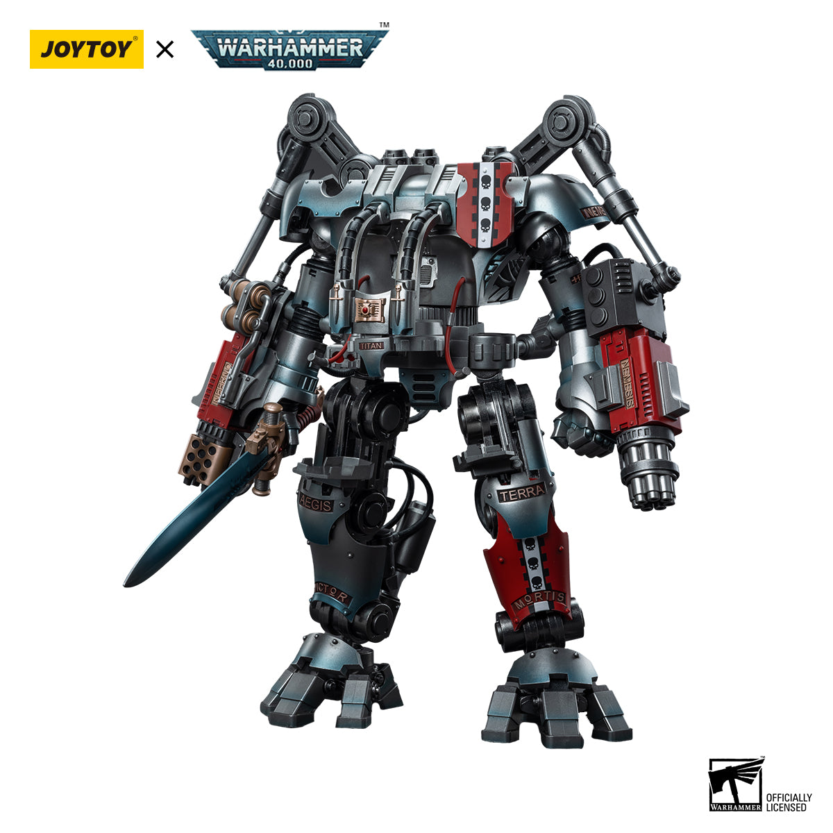 JoyToy Warhammer 40,000 Grey Knights Nemesis Dreadknight 1/18 Scale Figure – Like New in Box