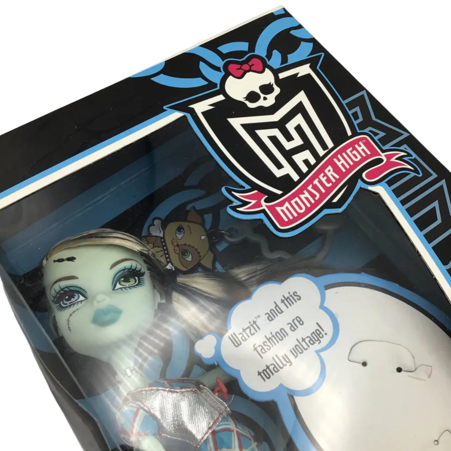 Monster High Frankie Stein w/ Watzit Keychain (2010) - New in Box