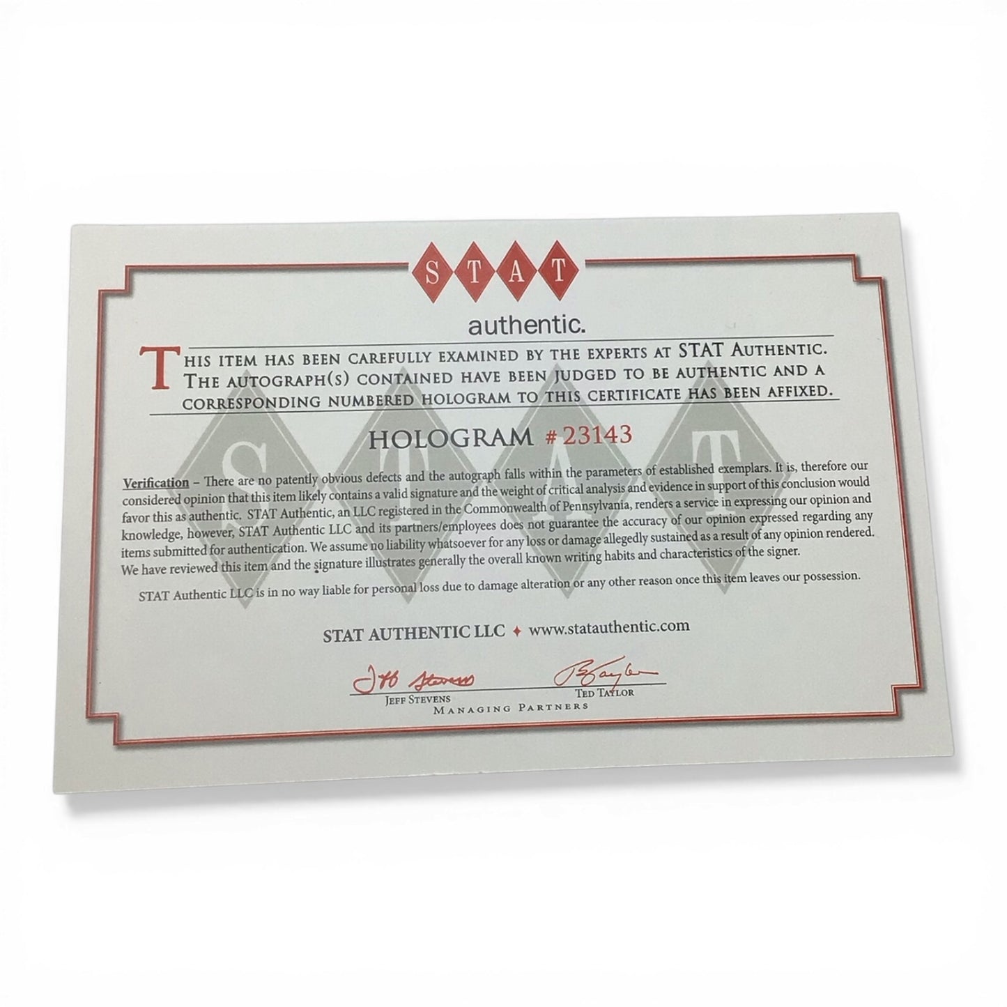 Framed Mickey Mantle Signed Photo