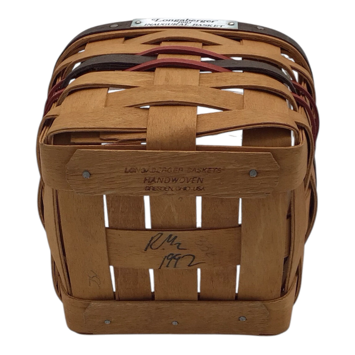 Longaberger 1993 Inaugural Basket w/ Plastic Liner