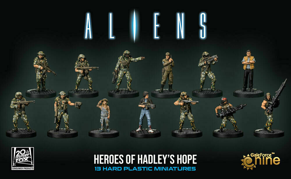 ALIENS: Heroes of Hadley's Hope NEW SEALED Hard Plastic Miniatures by Gale Force Nine