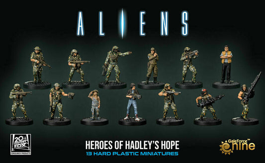 ALIENS: Heroes of Hadley's Hope NEW SEALED Hard Plastic Miniatures by Gale Force Nine