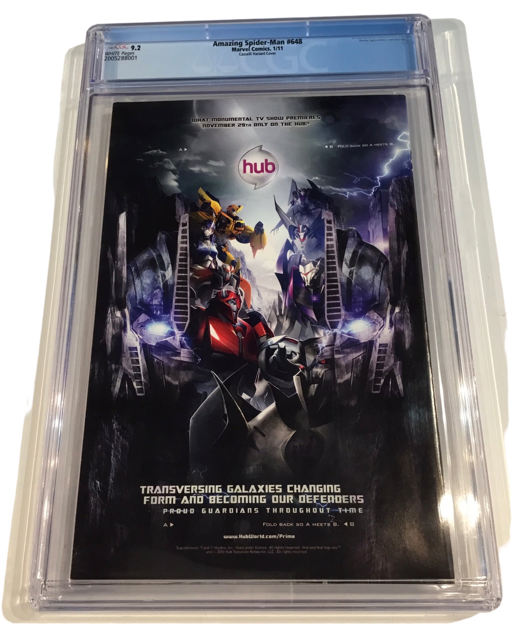 AMAZING SPIDER-MAN 648 - Casselli Variant Stealth Suit Cover - CGC 9.2