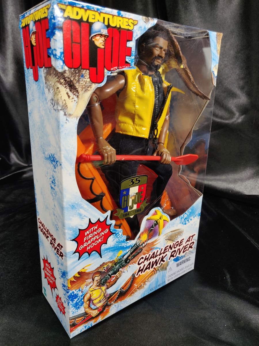 Adventures of GI Joe - Challenge at Hawk River (Black Figure) New Sealed 1998