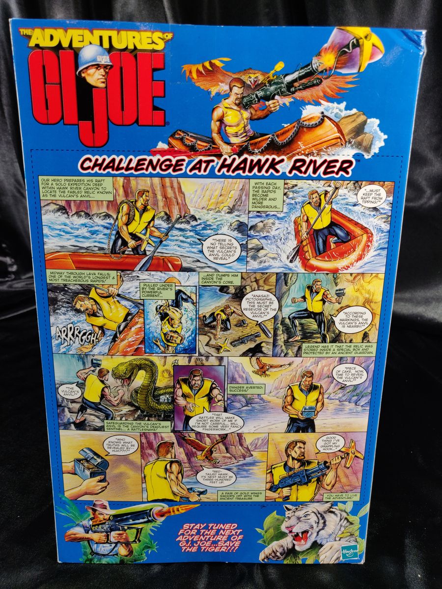 Adventures of GI Joe - Challenge at Hawk River (Black Figure) New Sealed 1998