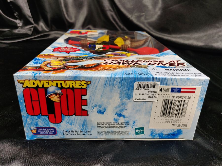 Adventures of GI Joe - Challenge at Hawk River (Black Figure) New Sealed 1998