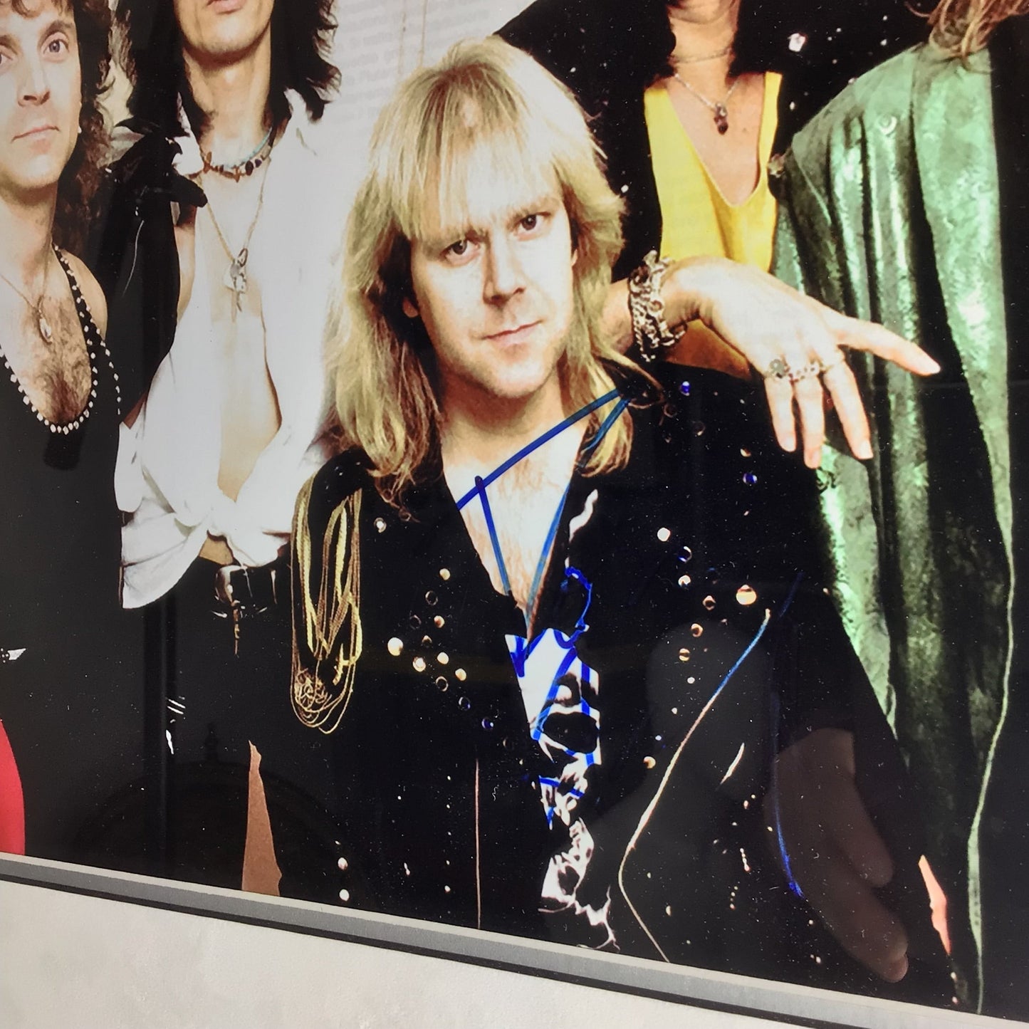 Aerosmith Poster Signed by ALL FIVE Bandmates, Framed Rock History Collectible