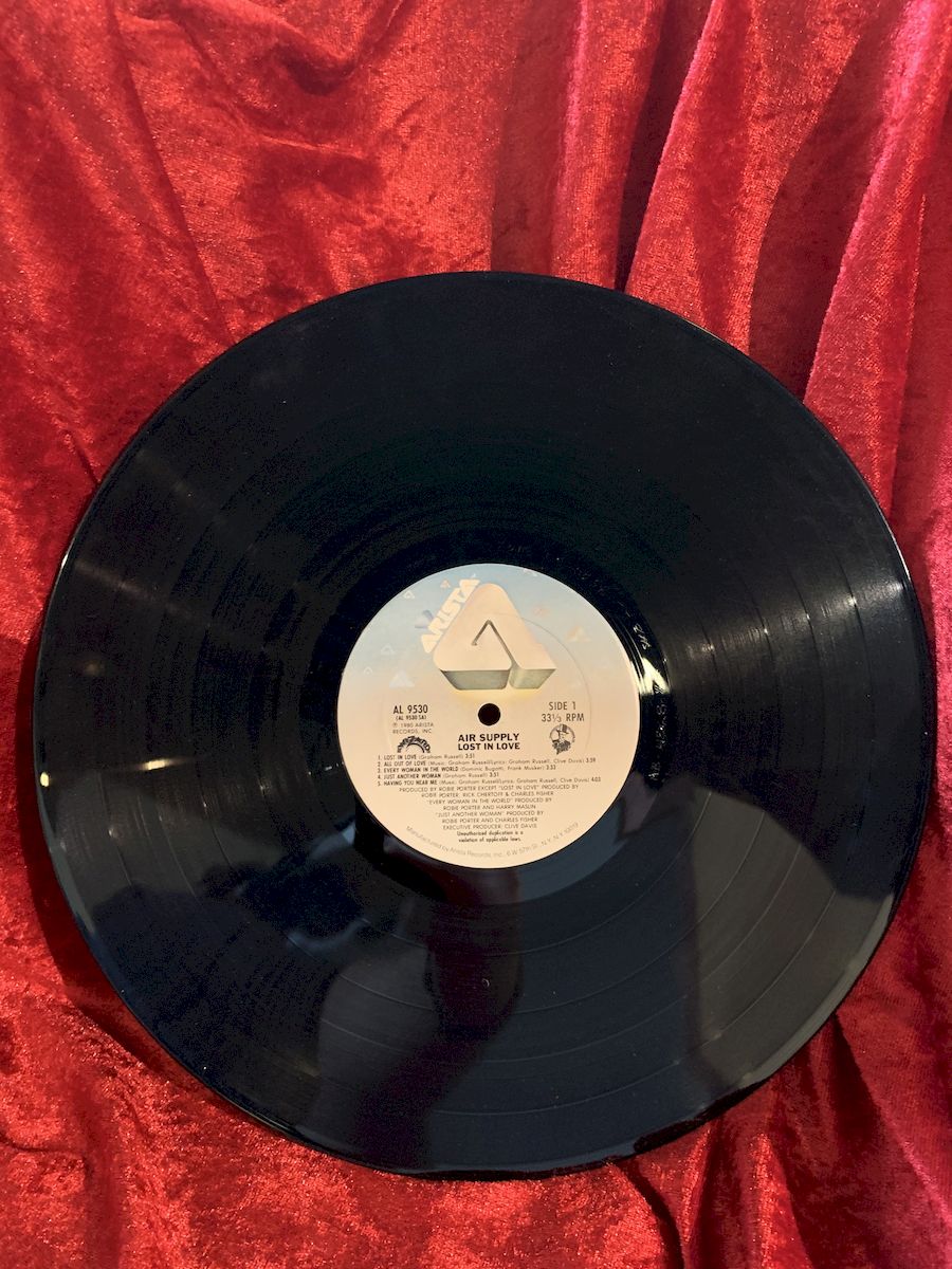 Air Supply - Lost in Love (Misprint) 33 LP Album 1976 Excellent Condition