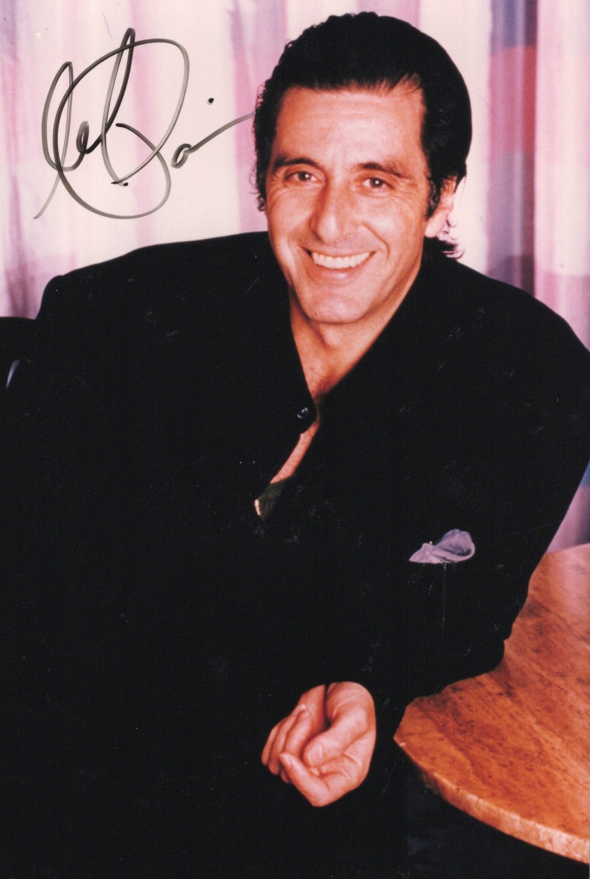 Al Pacino Signed Photo 4x6, Alpacino Autograph, Al Pacino of Scarface and The Godfather, Possibly Secretarial