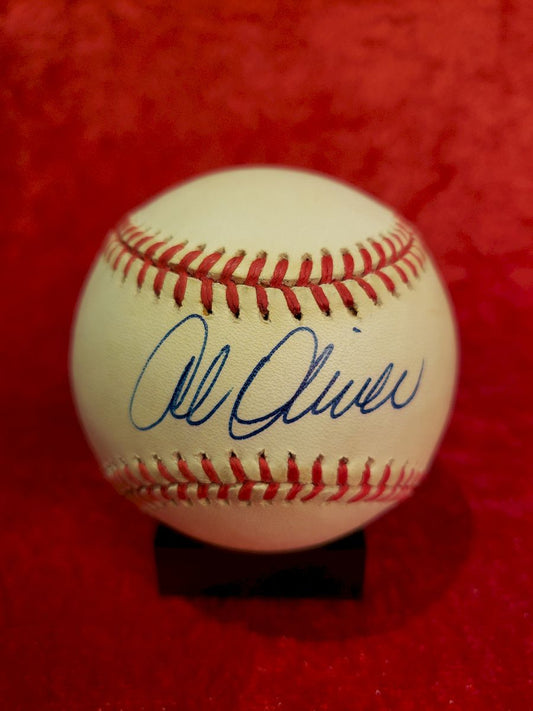 Albert Oliver Guaranteed Authentic Autographed Baseball