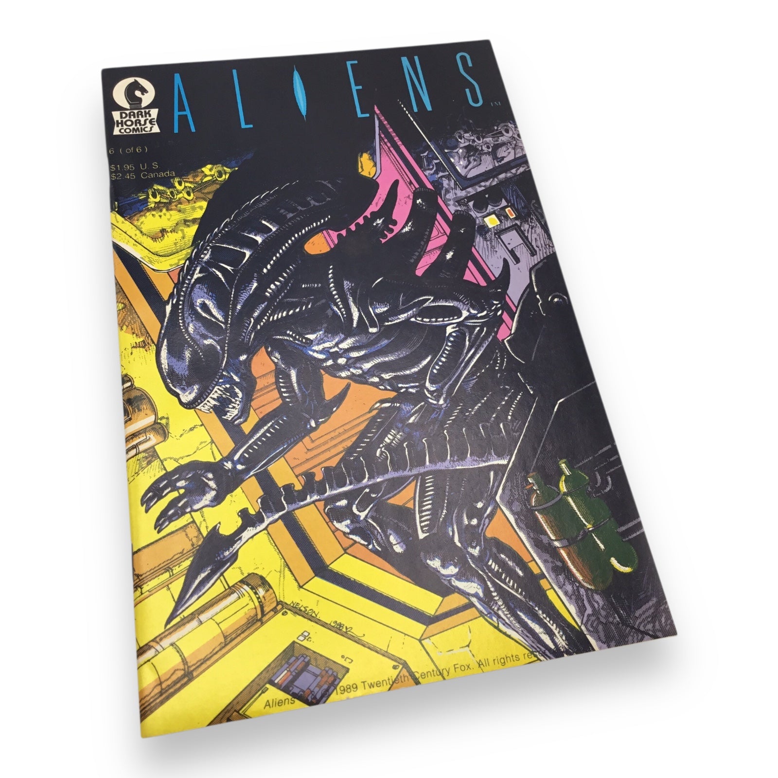 Aliens #1–6 Complete Set (1988, Dark Horse Comics) Signed by Mark A. Nelson (Except #6)