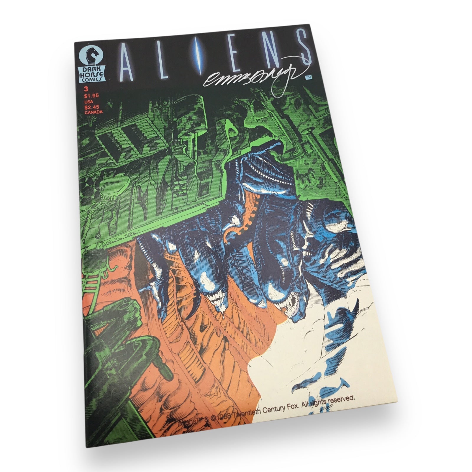 Aliens #1–6 Complete Set (1988, Dark Horse Comics) Signed by Mark A. Nelson (Except #6)