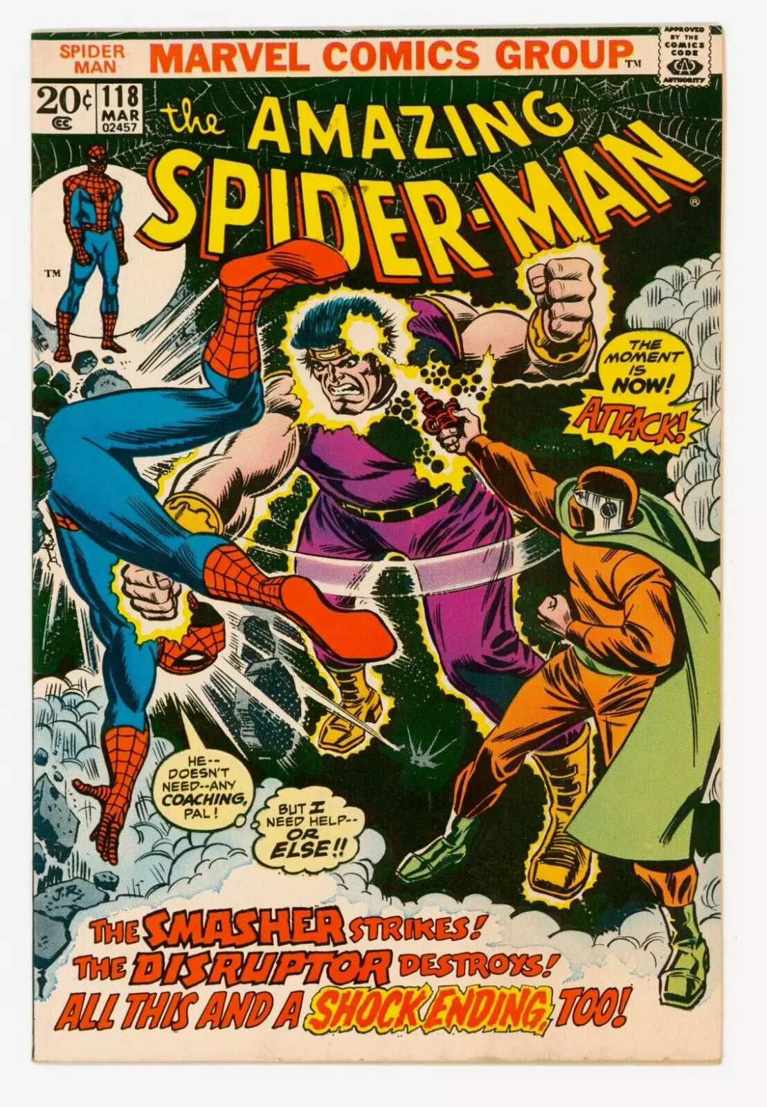 Amazing Spiderman #118 (1973) - The Smasher and The Destructor!