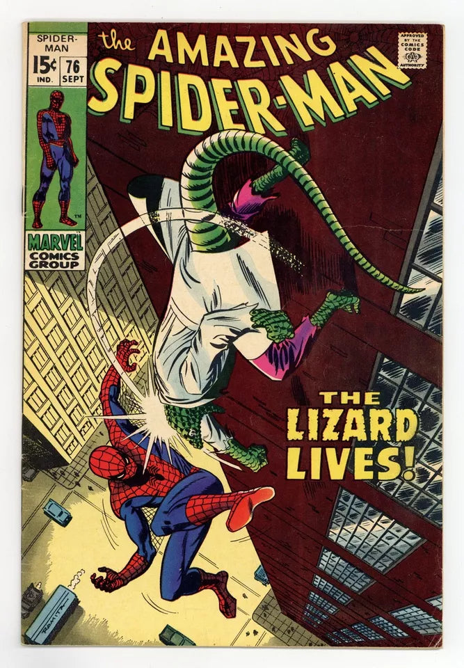 Amazing Spiderman #76 (1969) - The Lizard Lives!