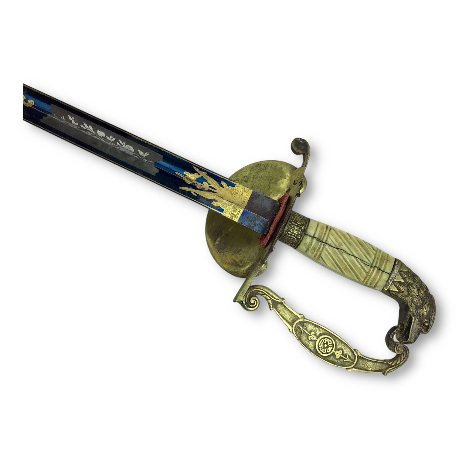 American Militia Infantry Officer Sword Eagle Head Pommel c. 1835-1845