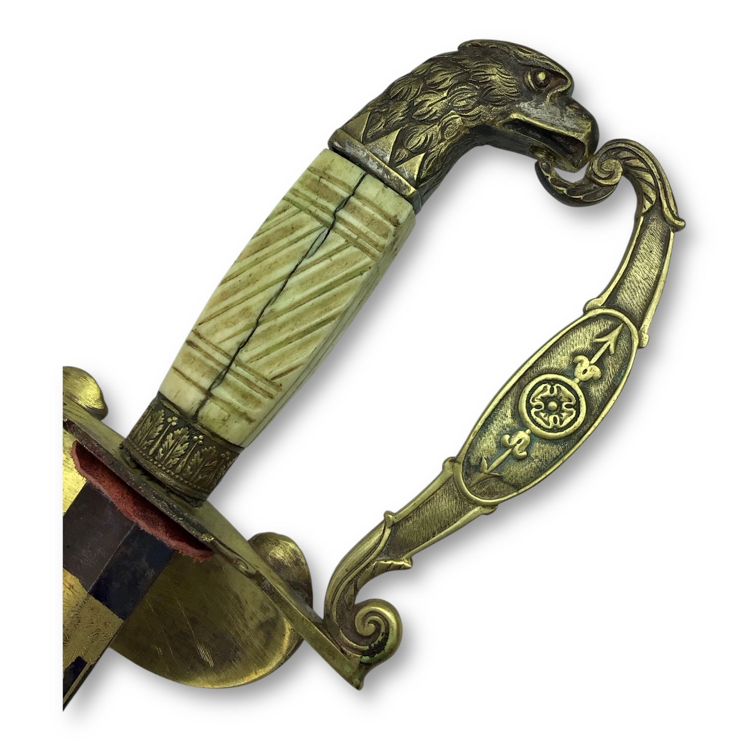 American Militia Infantry Officer Sword Eagle Head Pommel c. 1835-1845