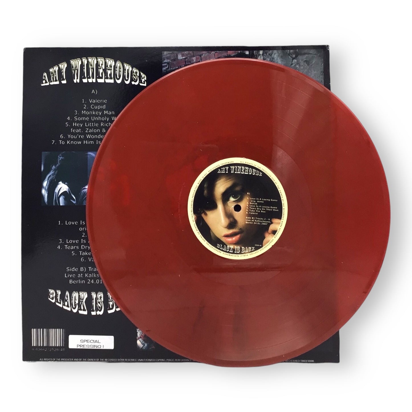 Amy Winehouse – Back to Black Red Vinyl LP | Euro Import Unofficial