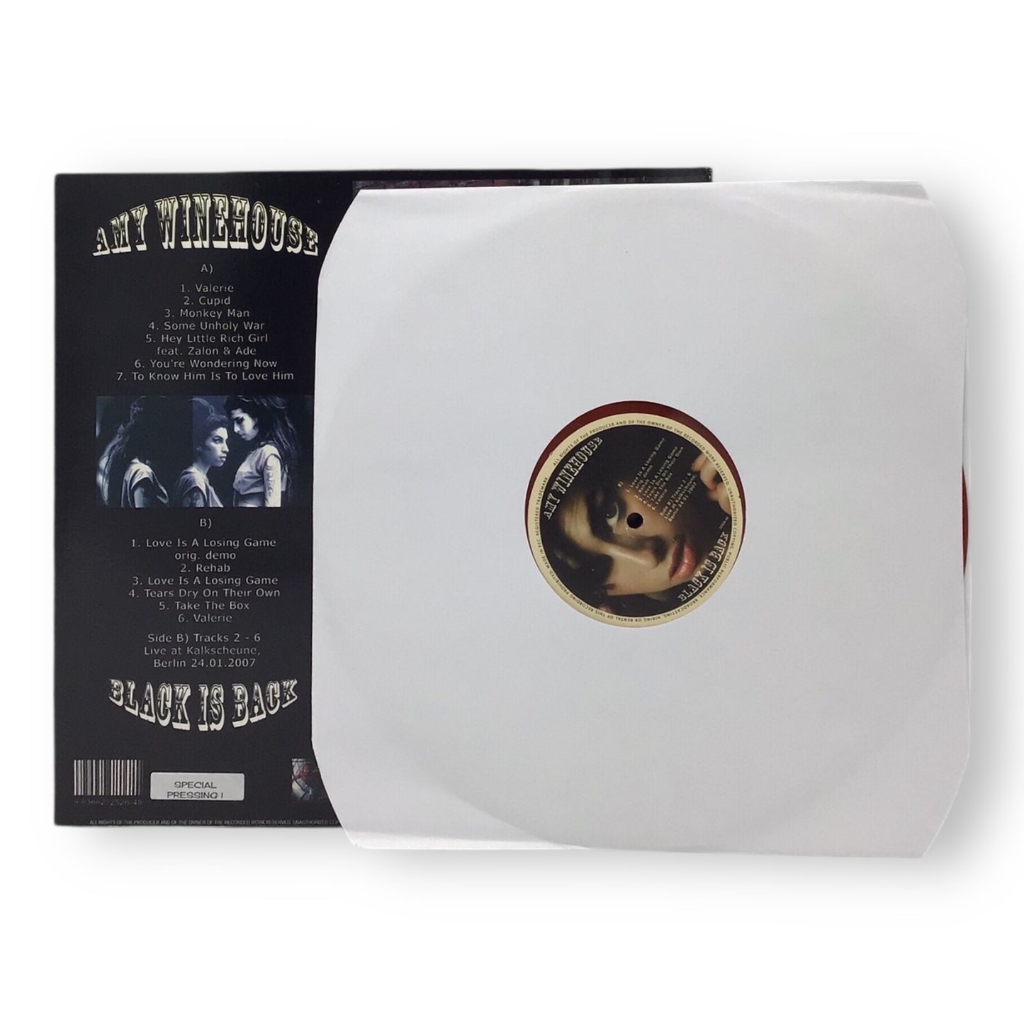 Amy Winehouse – Back to Black Red Vinyl LP | Euro Import Unofficial