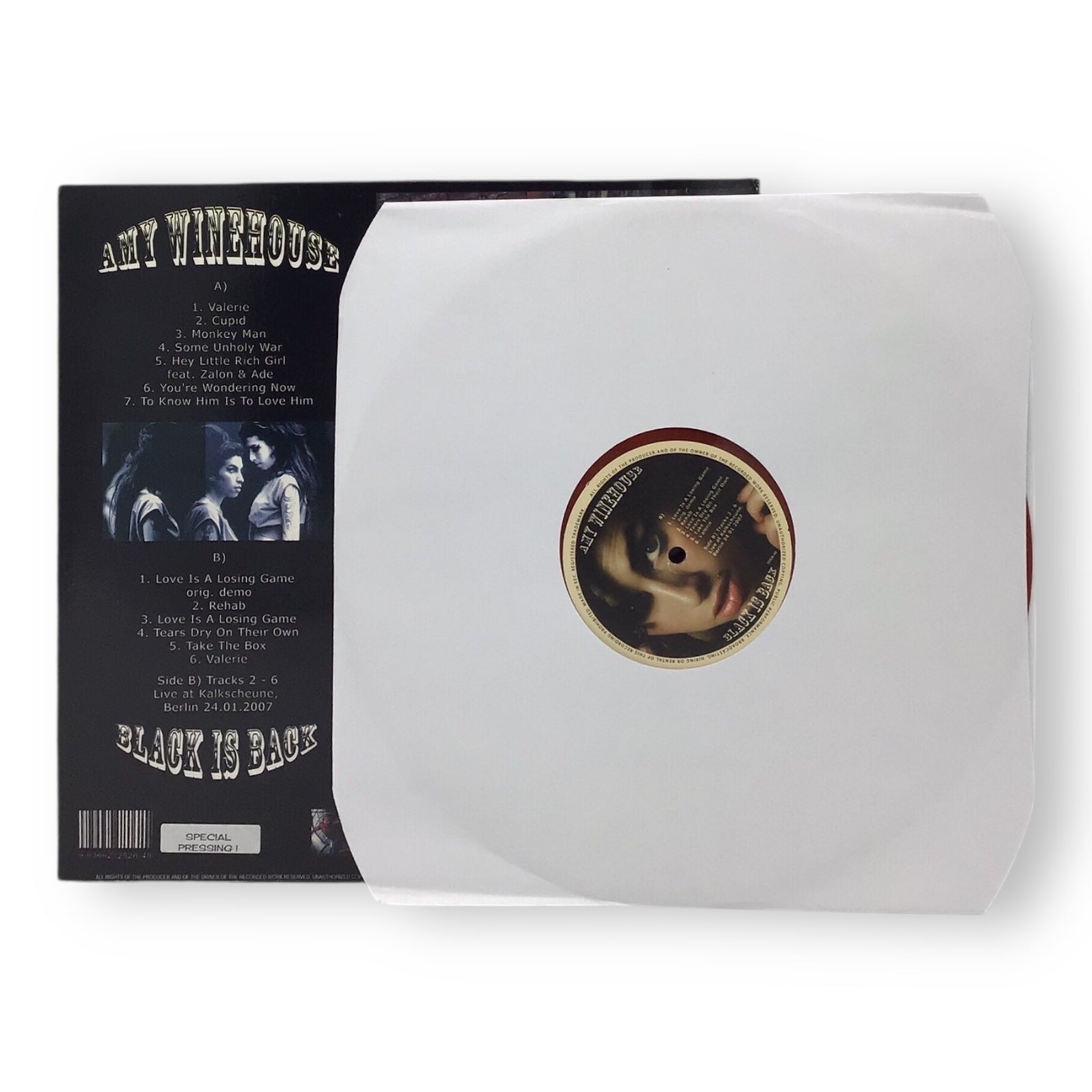 Amy Winehouse – Back to Black Red Vinyl LP | Euro Import Unofficial