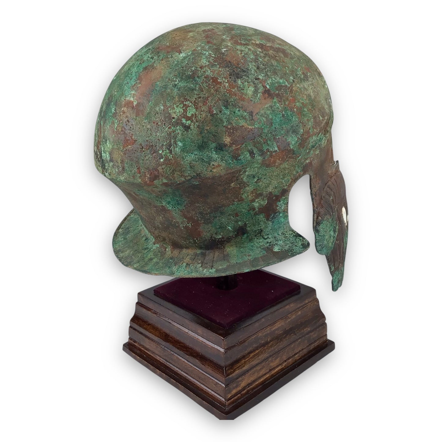Ancient Greek Bronze Helmet w/ Ram's Head Cheekpieces (5th-4th C.B.C.)