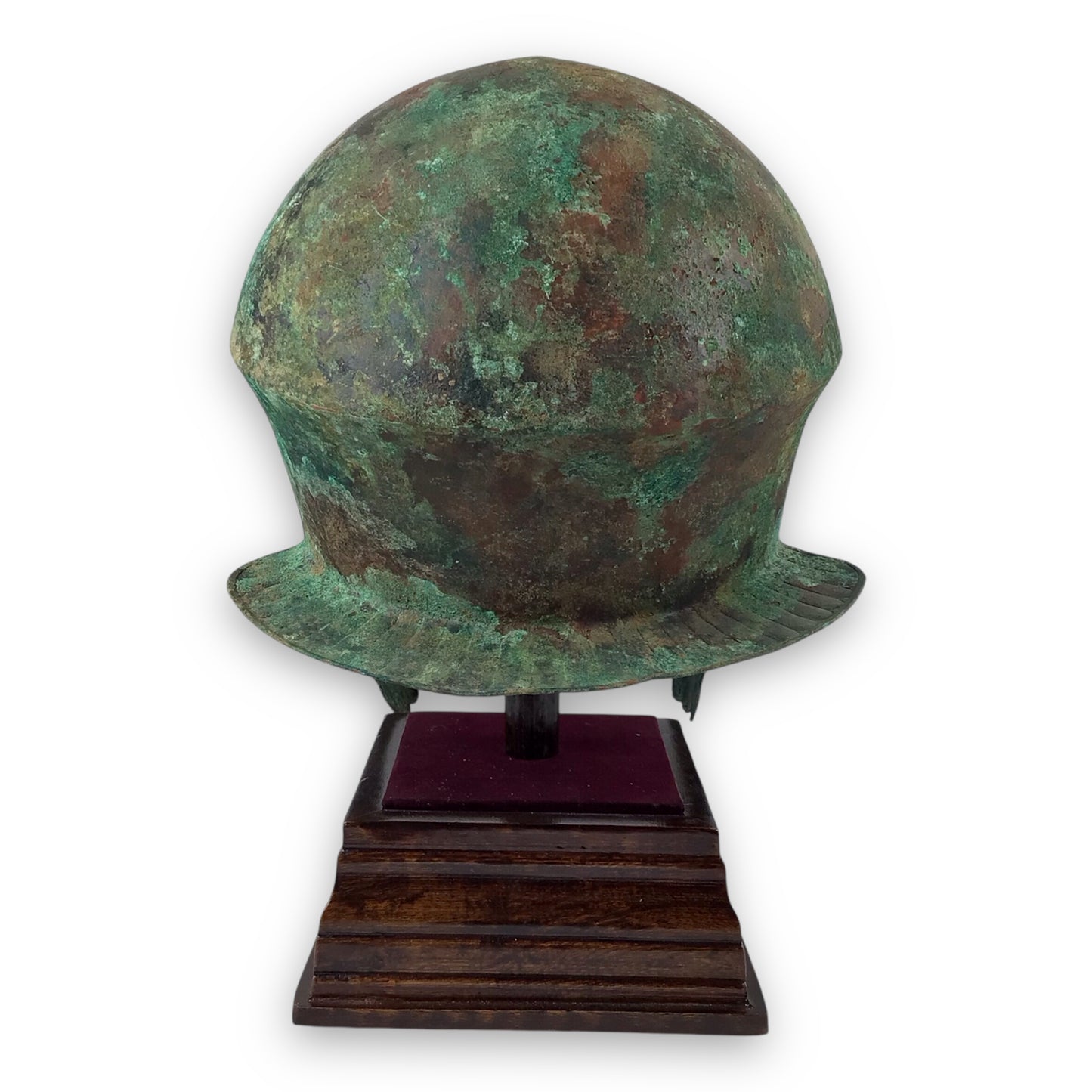 Ancient Greek Bronze Helmet w/ Ram's Head Cheekpieces (5th-4th C.B.C.)