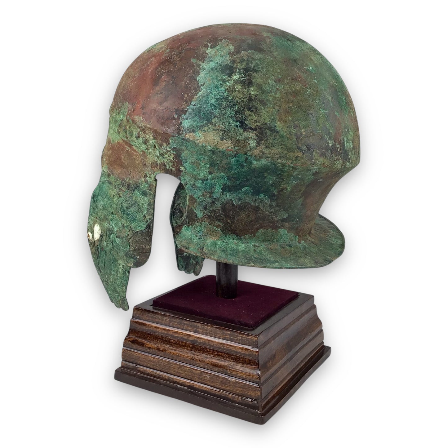 Ancient Greek Bronze Helmet w/ Ram's Head Cheekpieces (5th-4th C.B.C.)