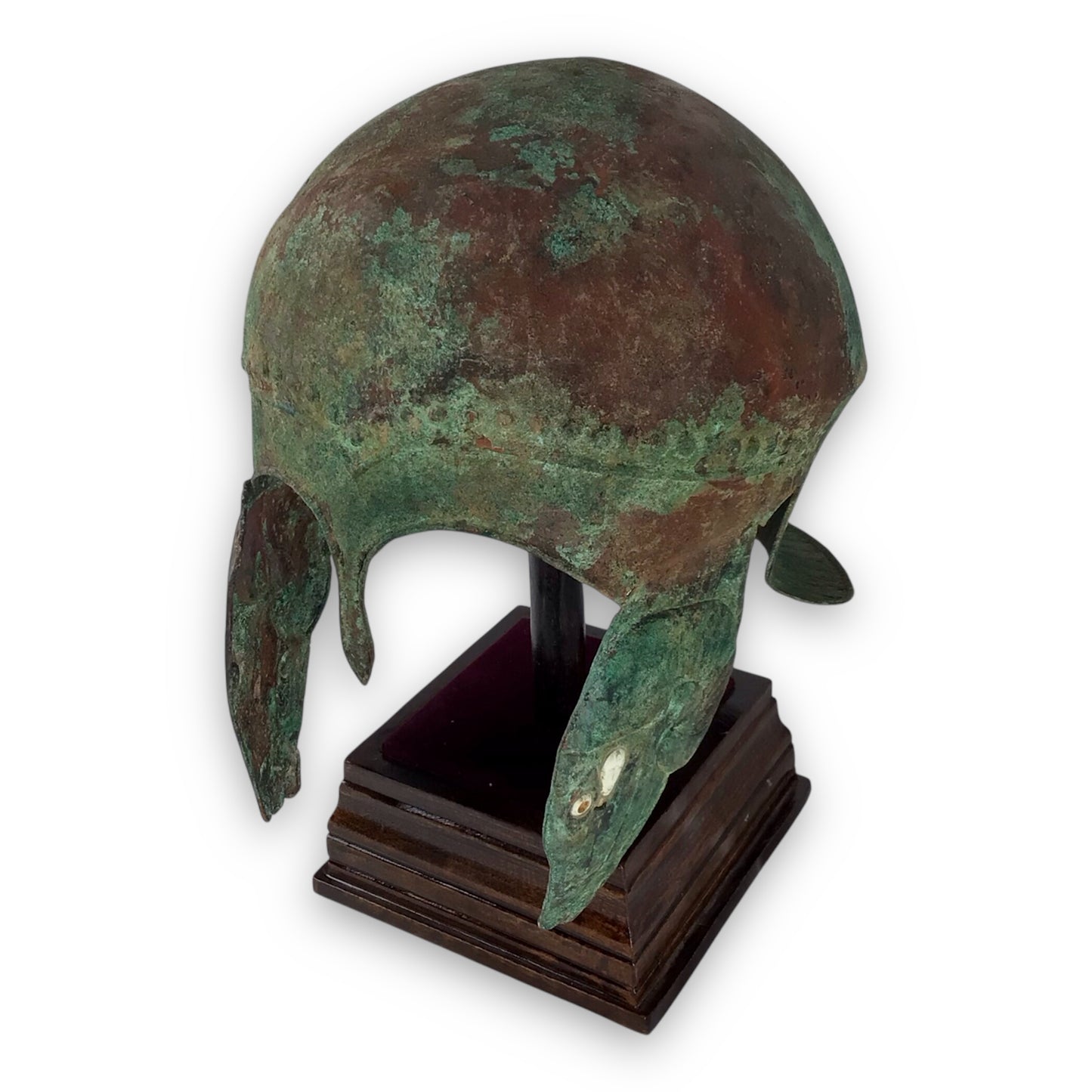 Ancient Greek Bronze Helmet w/ Ram's Head Cheekpieces (5th-4th C.B.C.)