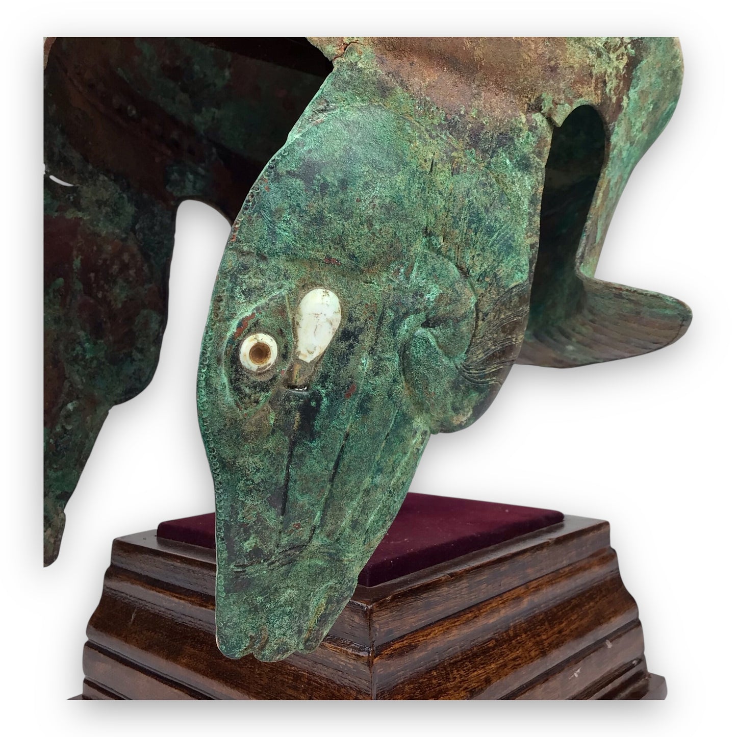 Ancient Greek Bronze Helmet w/ Ram's Head Cheekpieces (5th-4th C.B.C.)