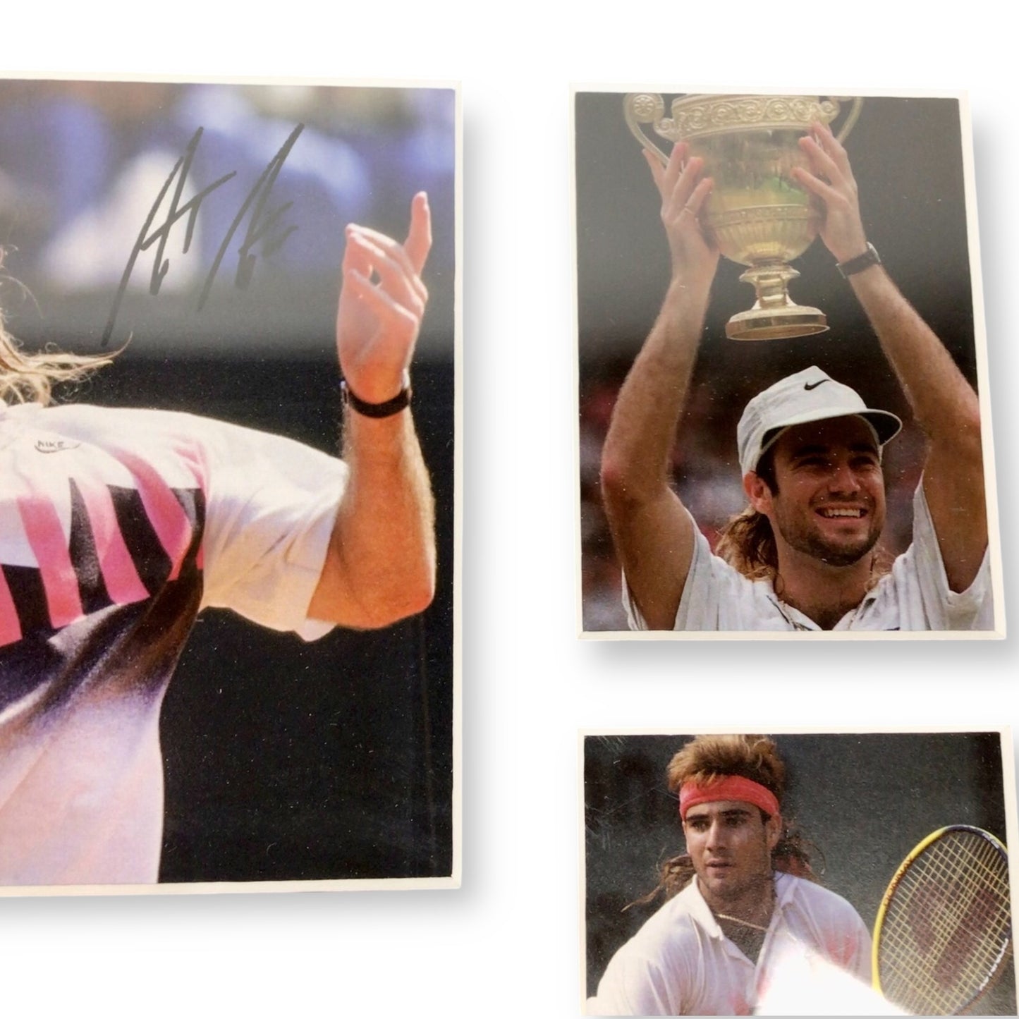 Andre Agassi Signed Framed Photo + Longines Bag – JSA Certified