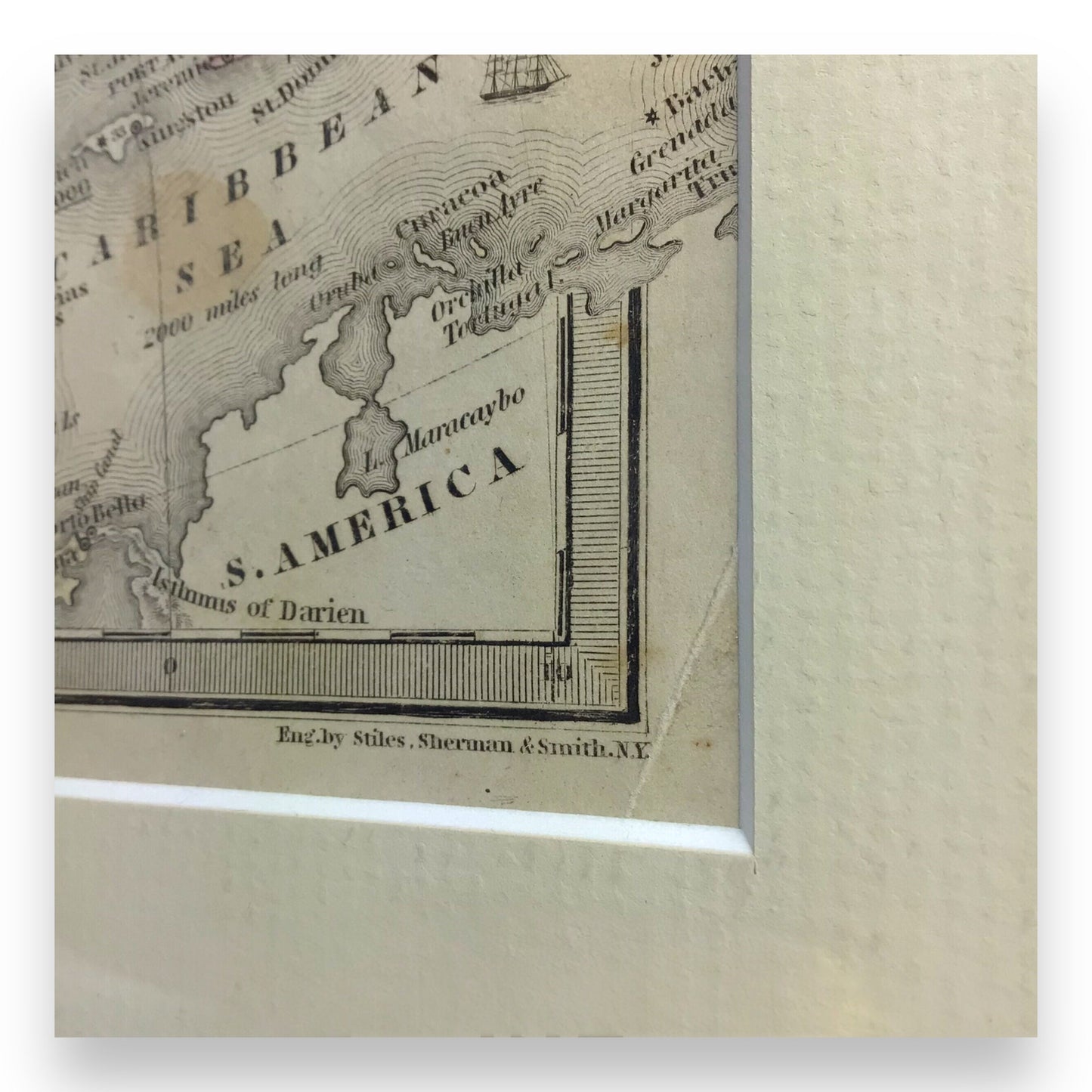 Antique Map of North America, Early Texas Republic & Russian Alaska - 1839