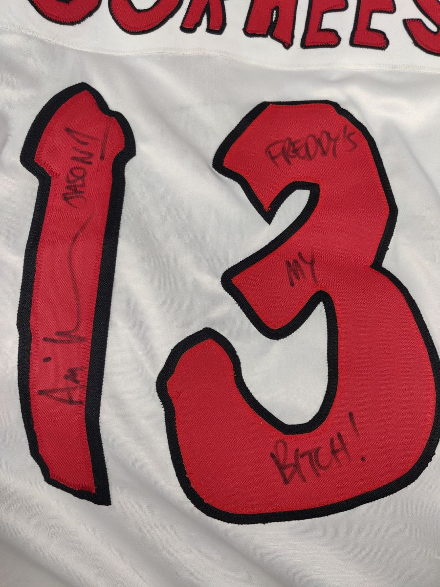 Ari Lehman Autographed Jason 1 Friday the 13th Jersey XL