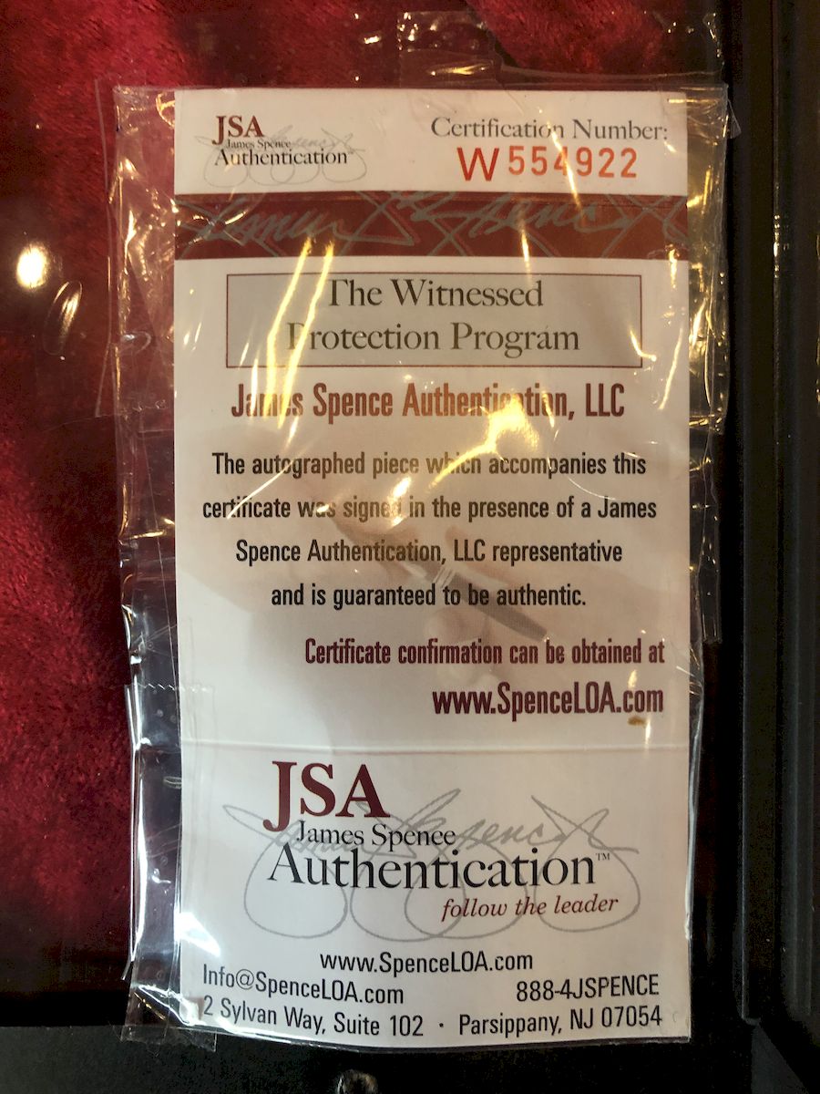 Arian Foster Texans Certified Authentic Autographed Football Shadowbox