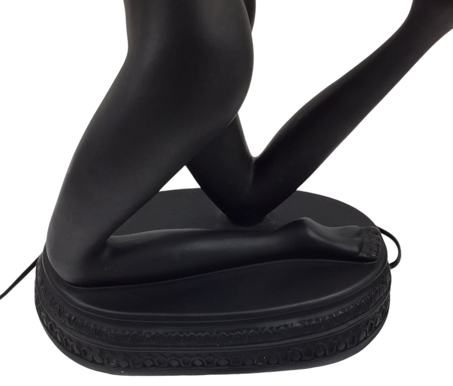 Art Deco Nude Black Woman Lamp
