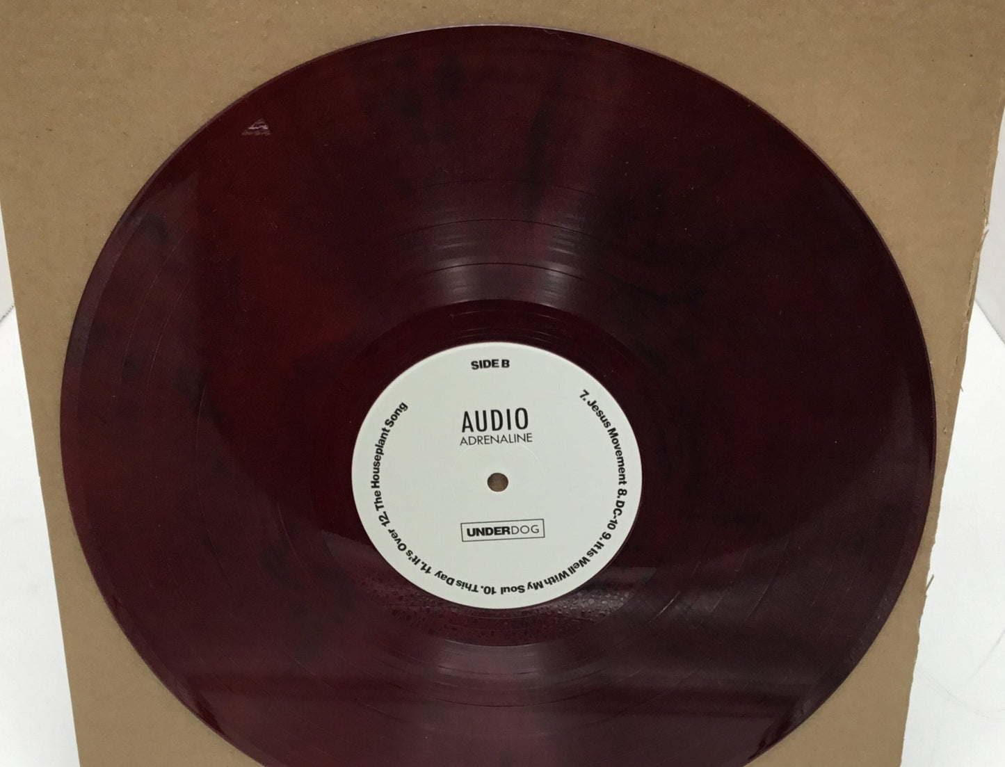 Audio Adrenaline – Underdog LP, Album, Limited Edition, Reissue Red Vinyl Autographed by the Band