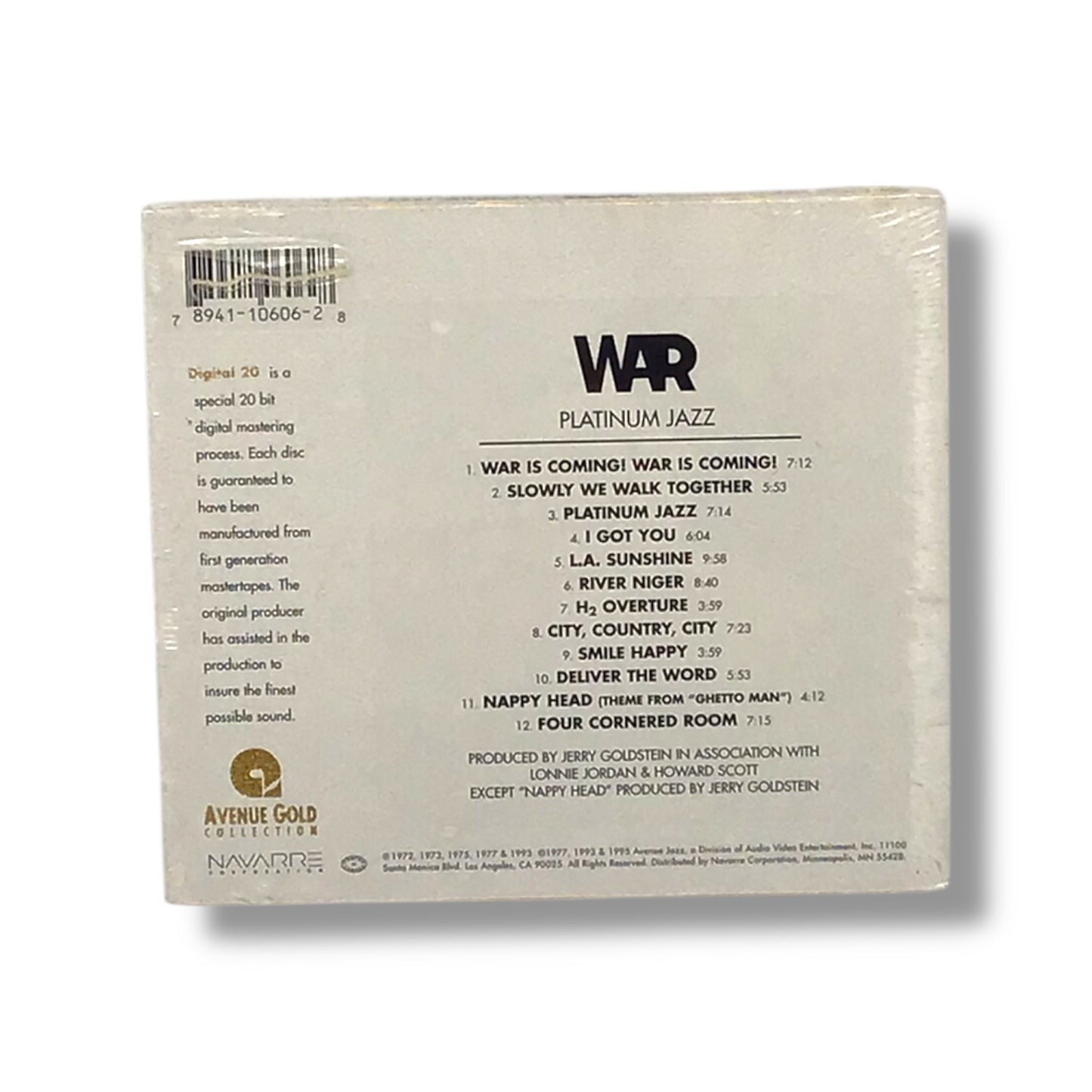 Avenue Gold Collection: WAR - Platinum Jazz Digital 20 Master Series
