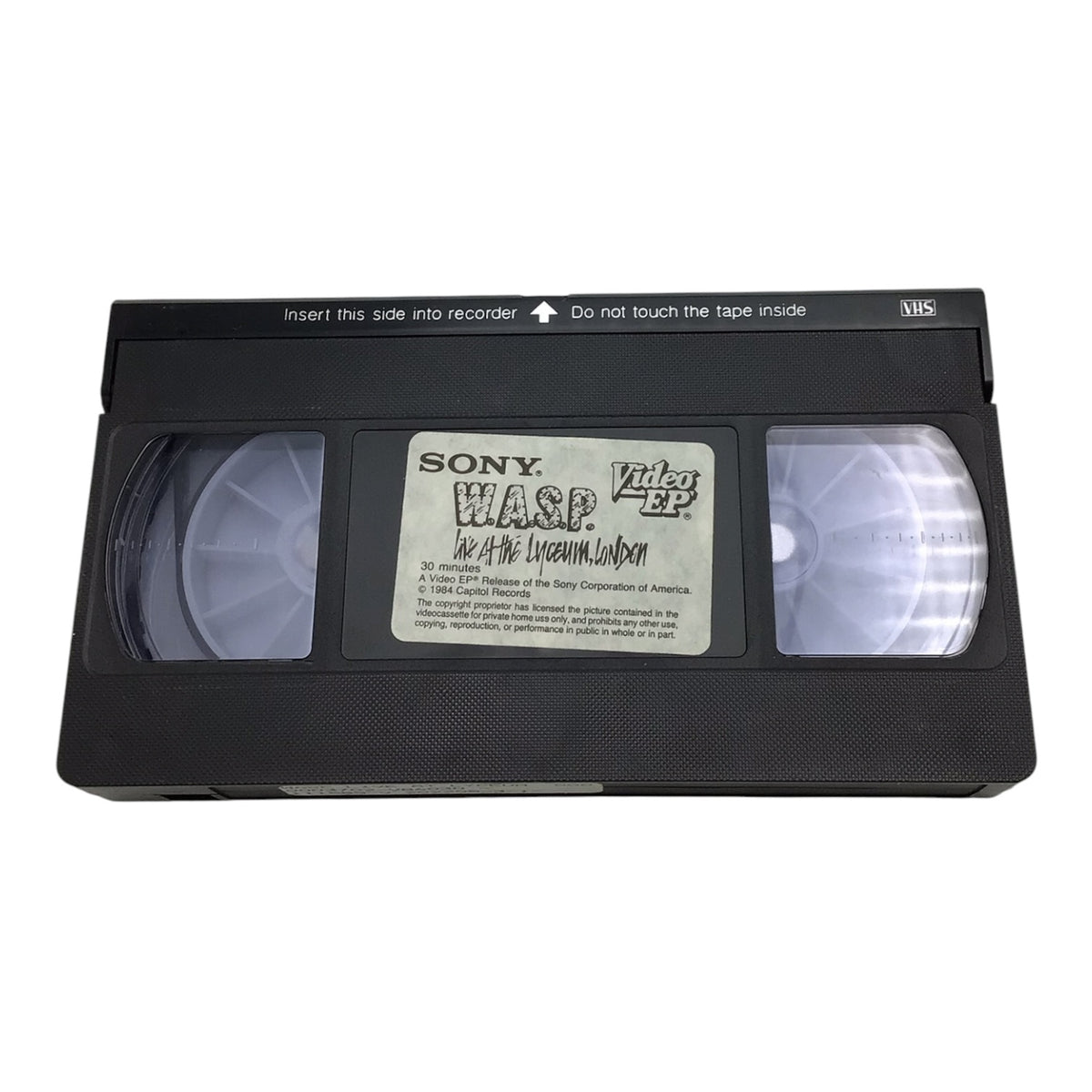 W.A.S.P. Live at the Lyceum London VHS Tape