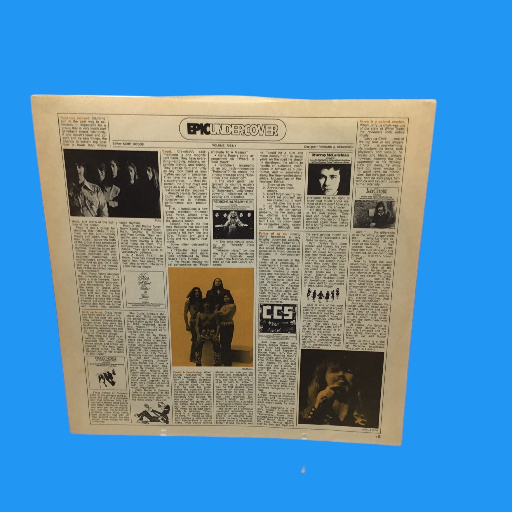 BUFFALO SPRINGFIELD AGAIN LP (1967) ORIG 1ST Stereo ATCO 33-226 TRI-TONE Label