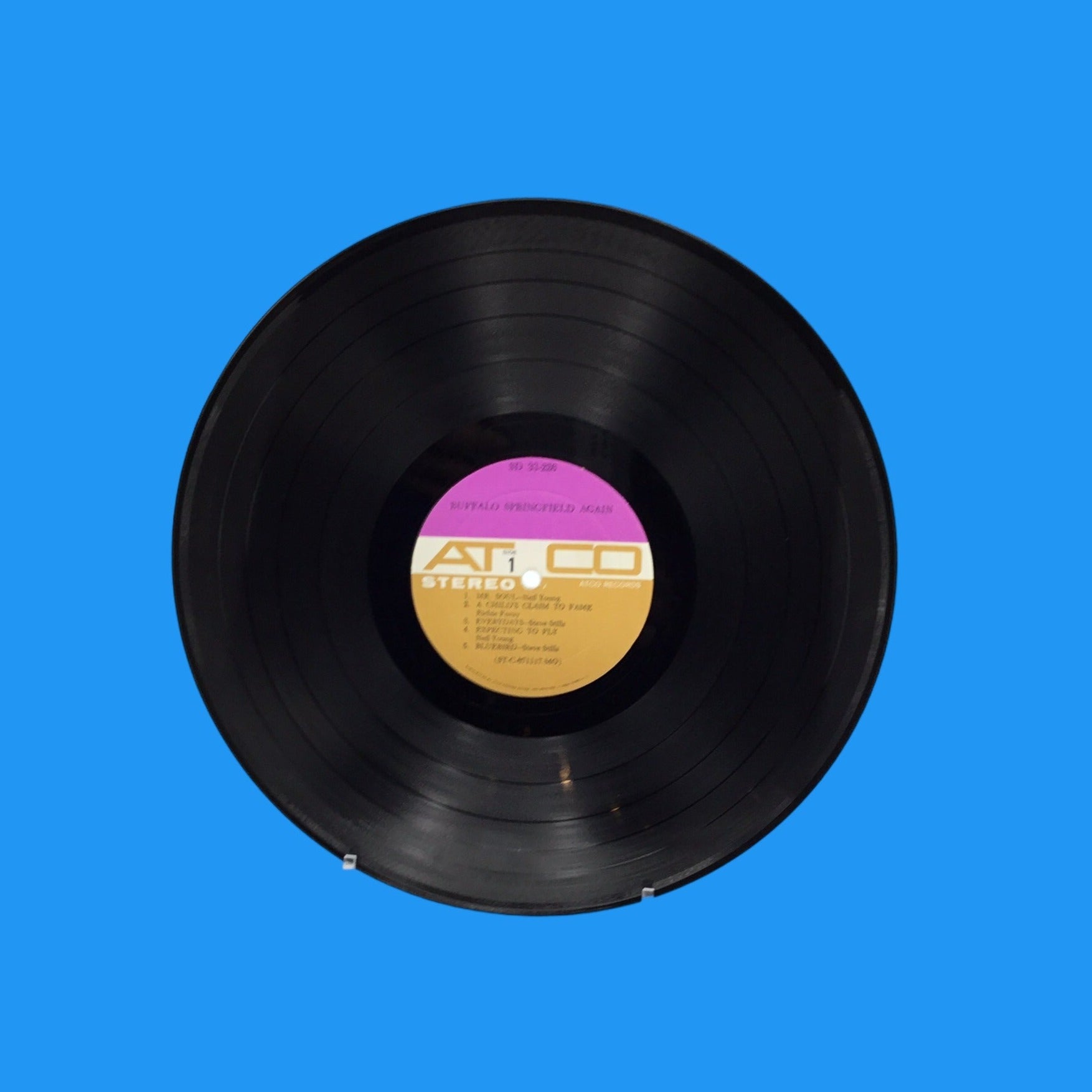 BUFFALO SPRINGFIELD AGAIN LP (1967) ORIG 1ST Stereo ATCO 33-226 TRI-TONE Label