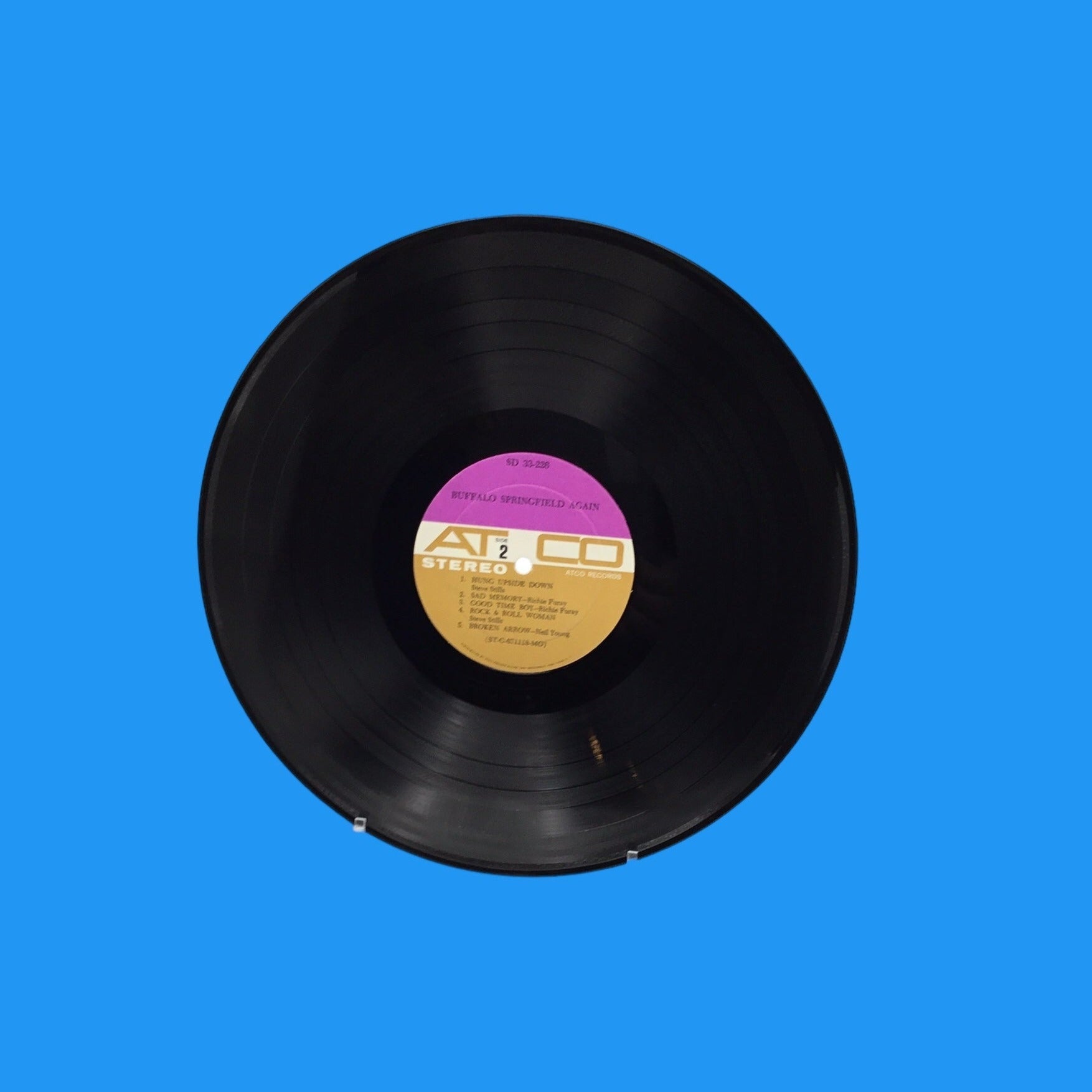 BUFFALO SPRINGFIELD AGAIN LP (1967) ORIG 1ST Stereo ATCO 33-226 TRI-TONE Label