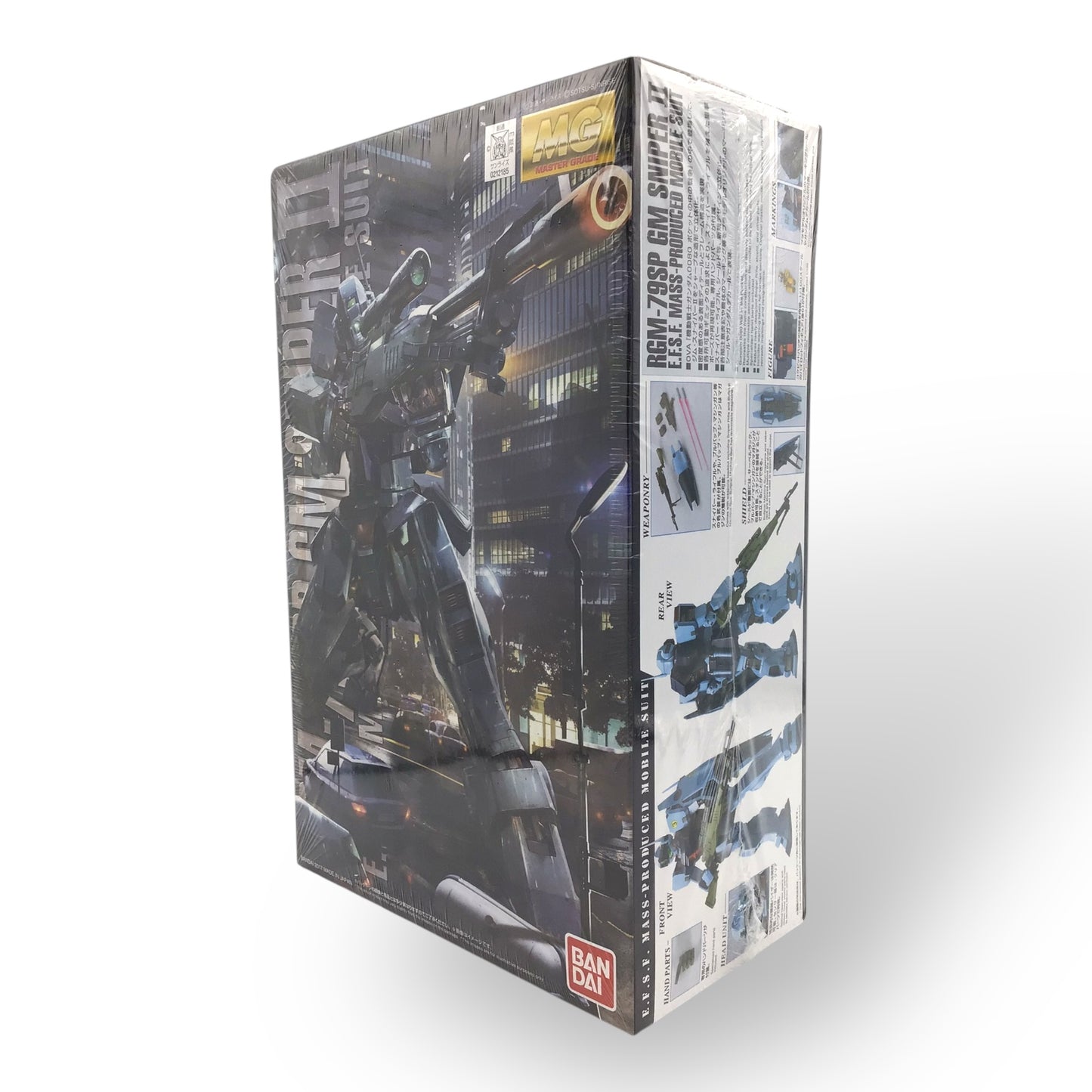 Bandai MG 1/100 RGM-79SP GM Sniper II Model Kit – Sealed, New