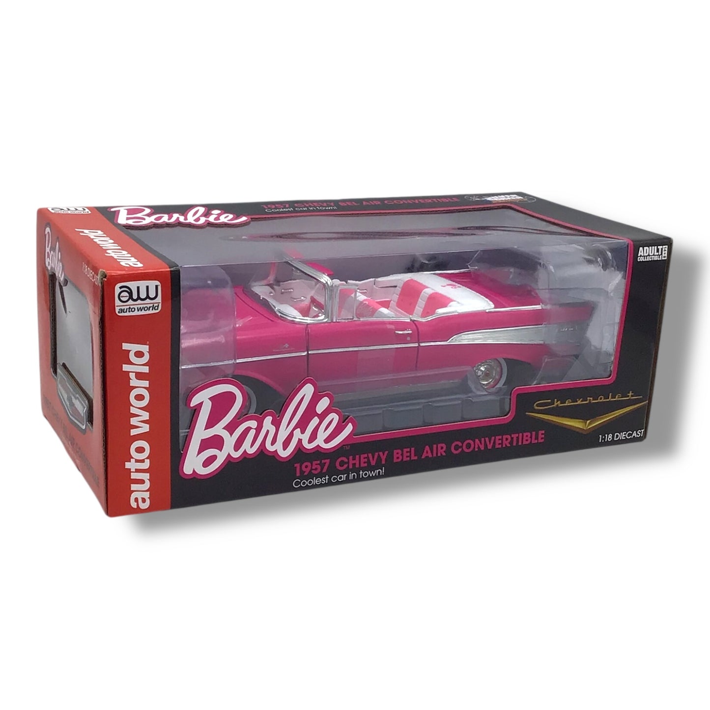 Barbie 1957 Chevy Bel Air Convertible 1:18 Scale Die Cast Car