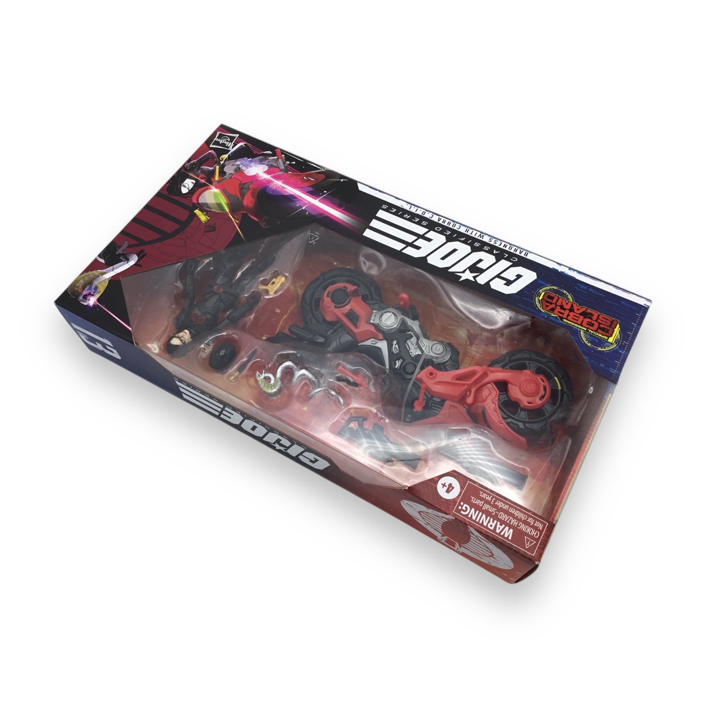Baroness with Cobra C.O.I.L. G.I. Joe Classified Series Action Figure Set w/ Motorcycle Sealed New