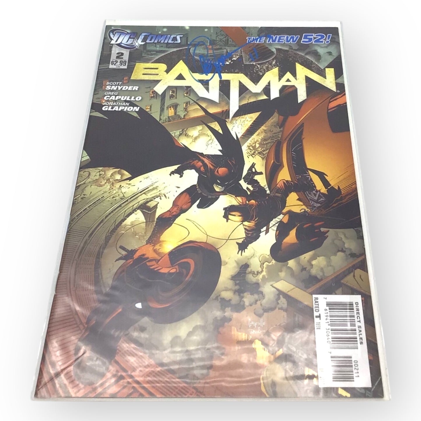 Batman #2 (Dec 2011) – The New 52 – Comic Signed by Greg Capullo