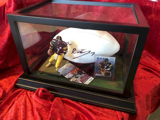 Ben Roethlisberger Steelers Certified Authentic Autographed Football Shadowbox
