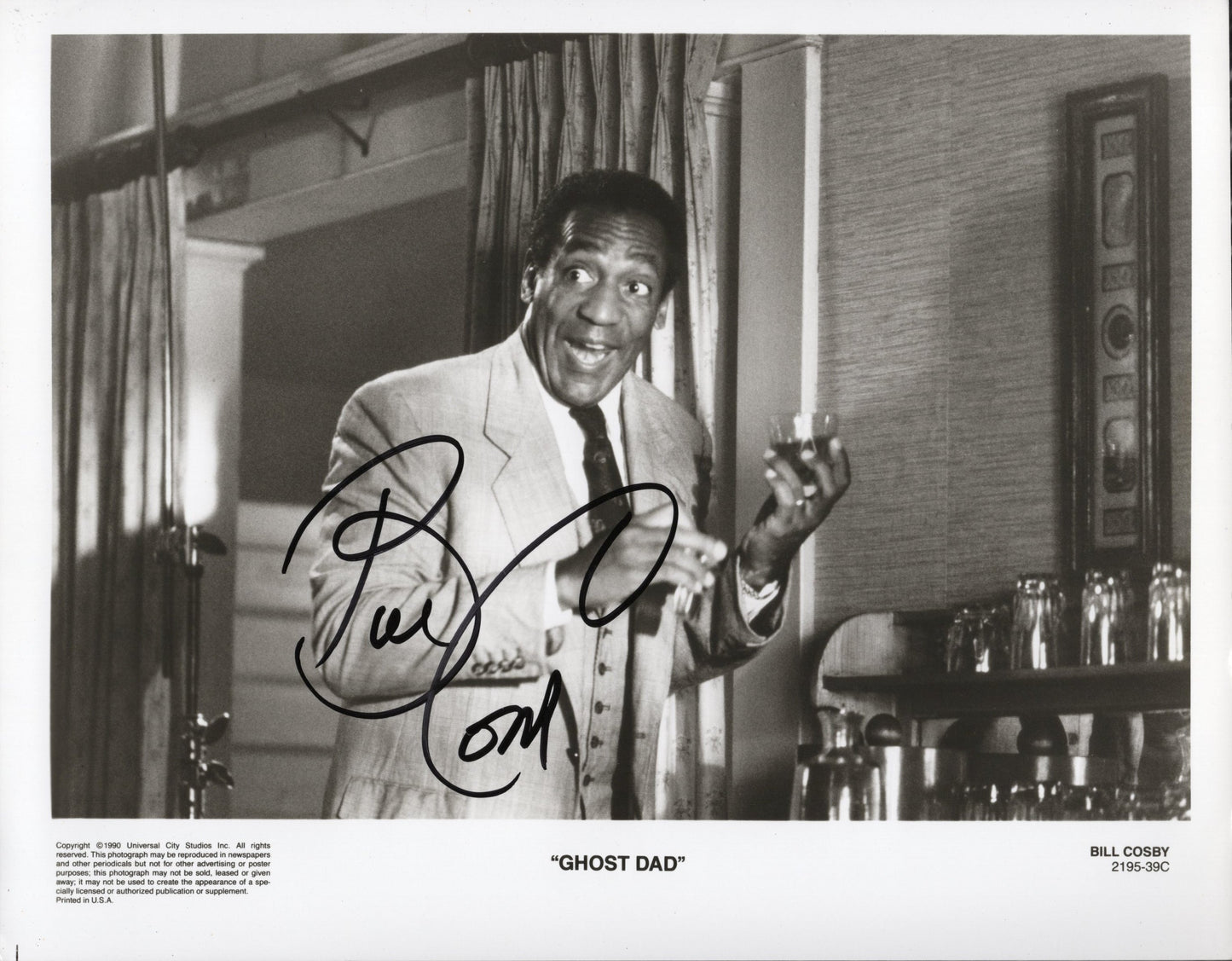 Bill Cosby Signed Photo 8x10 in Ghost Dad