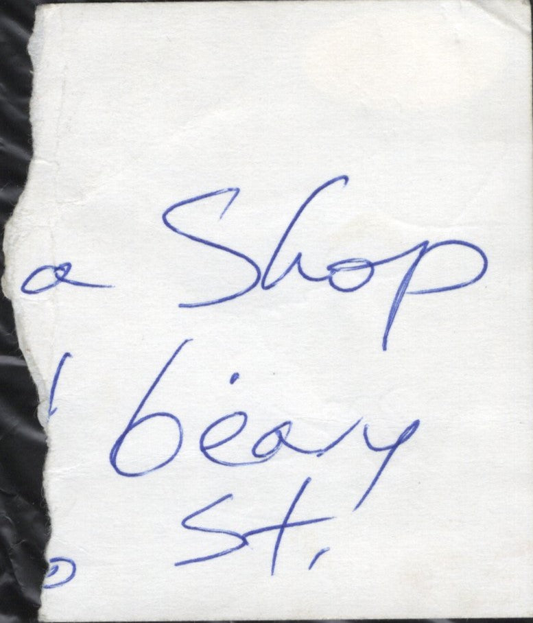Bill Murray Signed Half Index Card 2.5x3 Rare JSA Certified