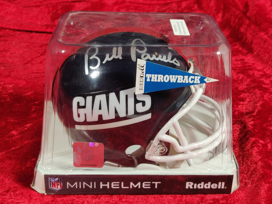 Bill Parcells New York Giants Autographed Riddell Throwback VSR4 Authentic  Helmet