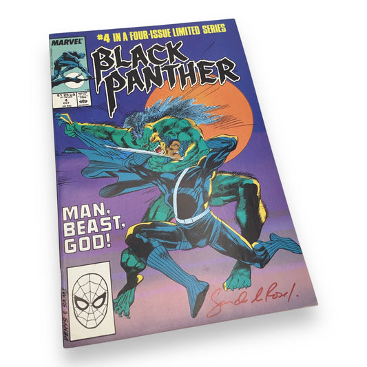 Black Panther #4 (1988, Marvel Comics) Signed by Sam de la Rosa