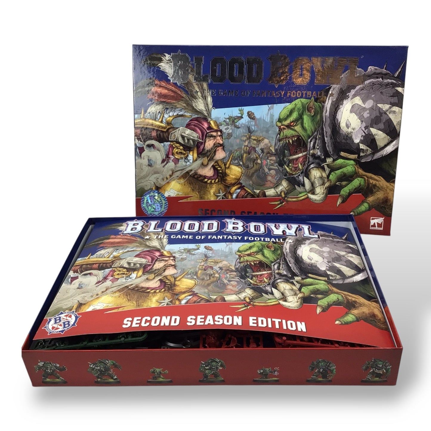 Blood Bowl 2nd Season Edition w/ Unassembled Minis Complete Set