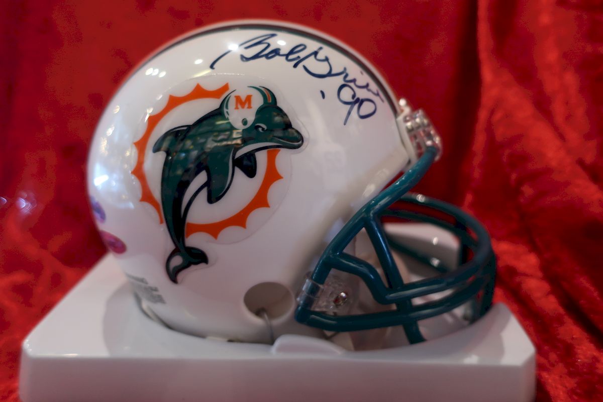 1972 dolphins autographed football